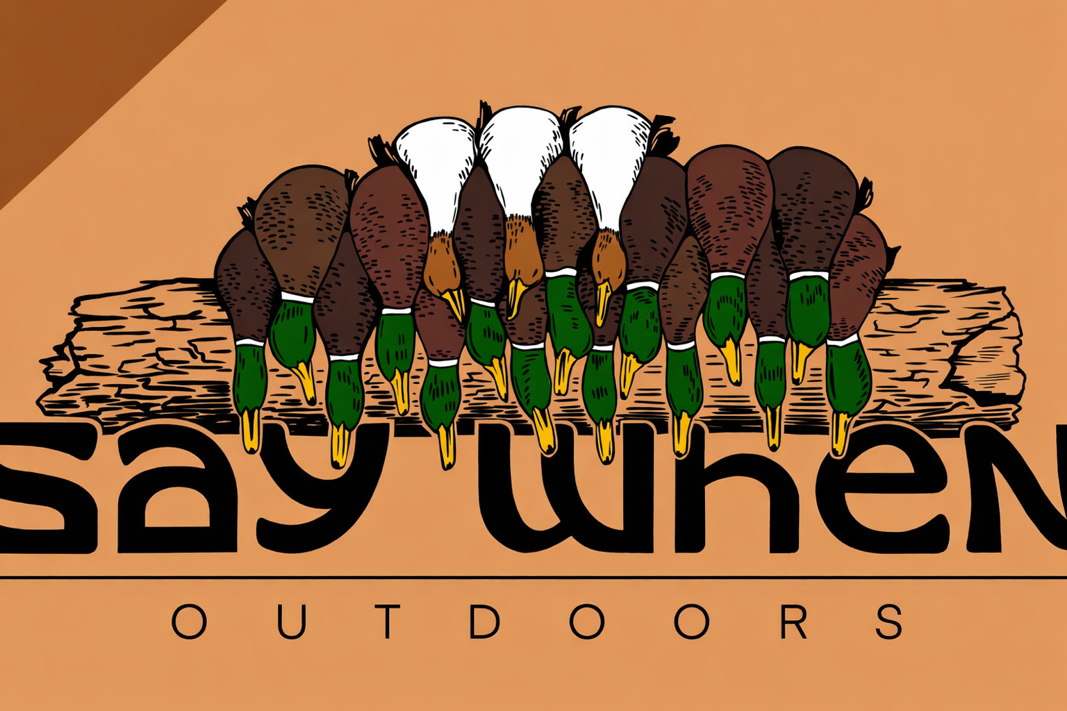 Duck "Mallard" Say When Outdoors