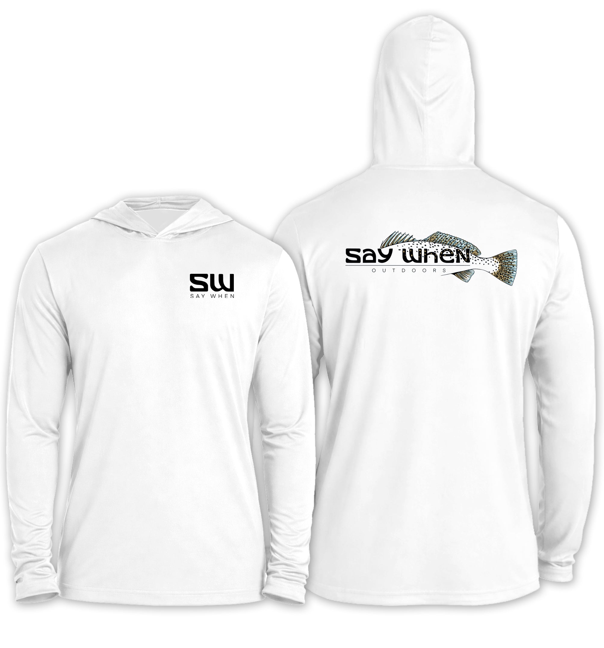 Hooded Long Sleeve 'Trout'
