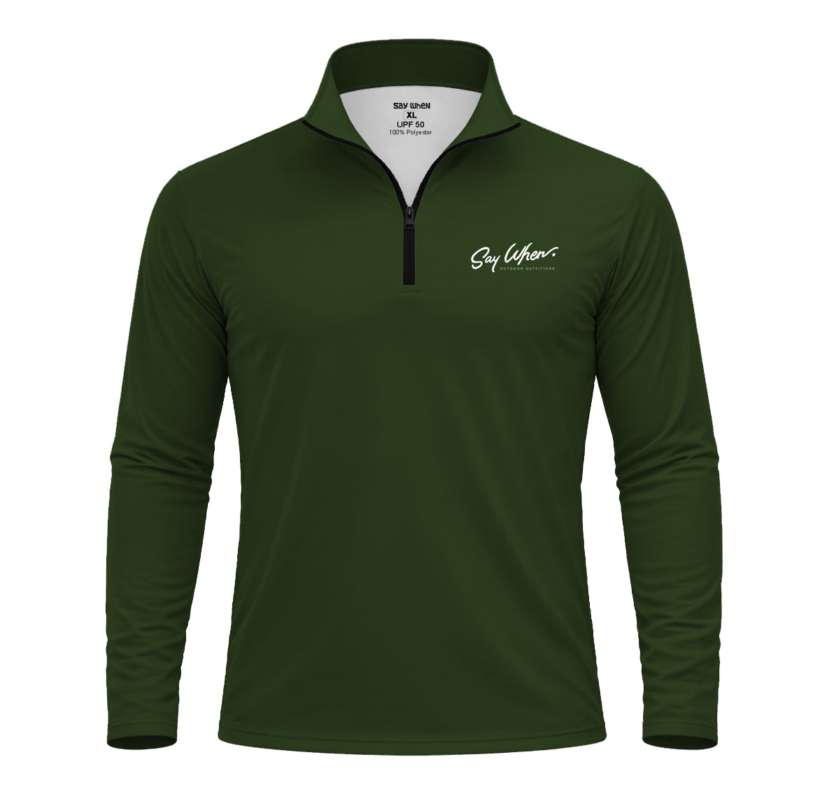 Quarter Zip Say When