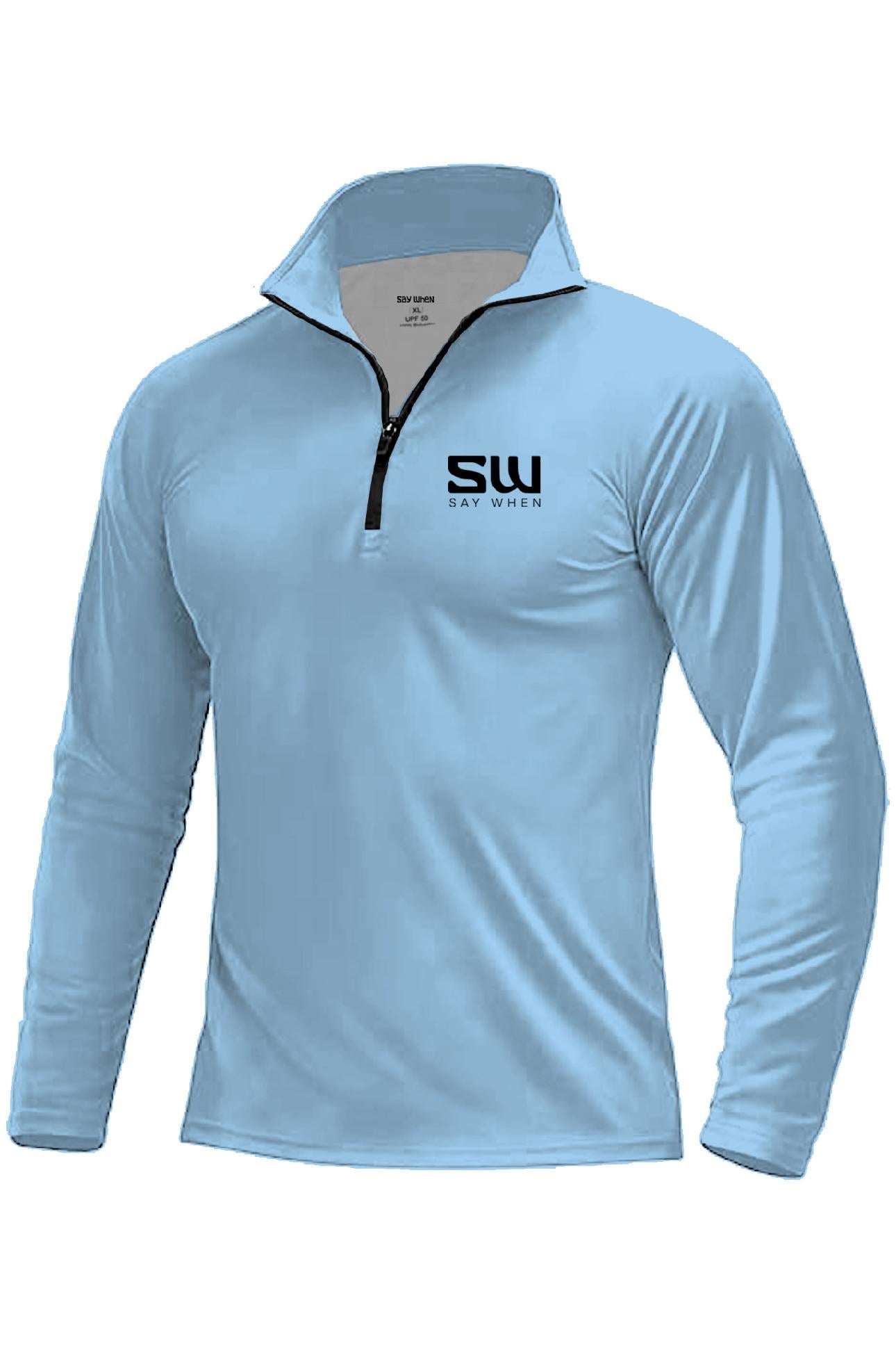 "Say When Outdoors" Long-Sleeve Quarter Zip